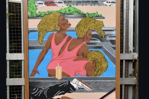 TRAVESTI, Acryl auf MDF 29 × 41 cm, 2025