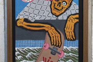 CAPITAL, Acryl auf MDF, 29 x 41 cm, 2025