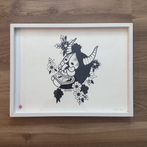 Hannya with Sakuras
